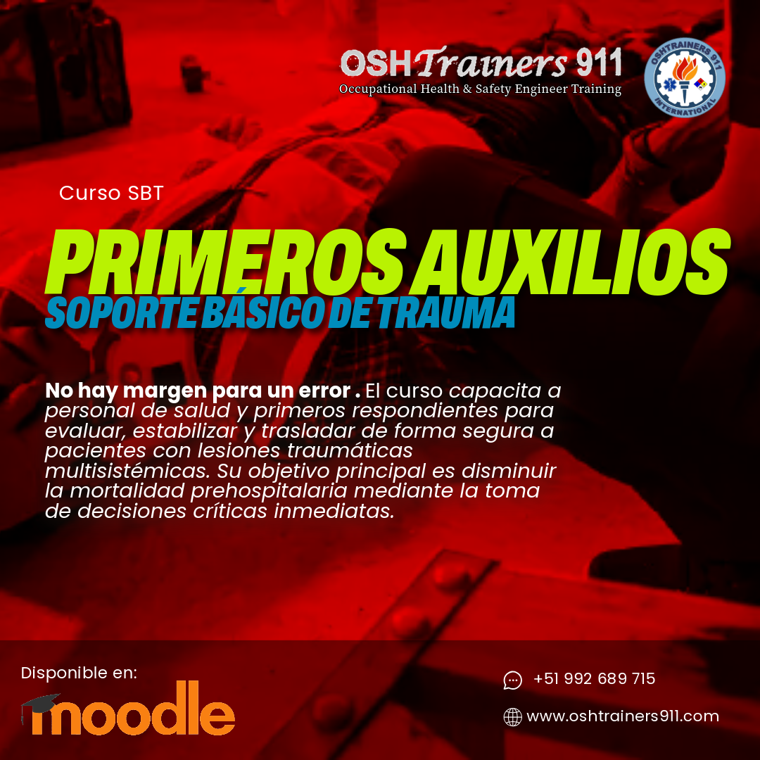 Curso SBT: Primeros auxilios - Soporte básico de trauma