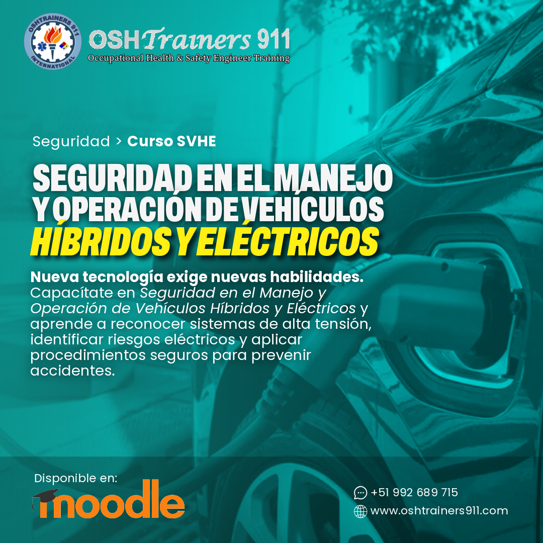 Curso SVHE: Seguridad en la Operación de Vehículos Híbridos y Eléctricos